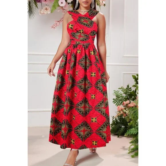 Women Boho Floral Maxi Dress Multi-Way V-Neck Party Beach Evening